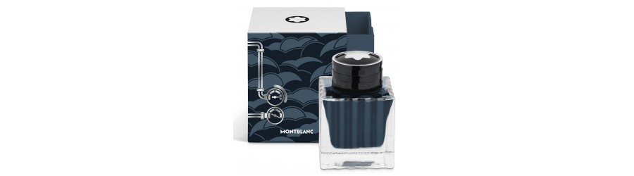 Inchiostro Montblanc Around The World In 80 Days - Blu Carbone