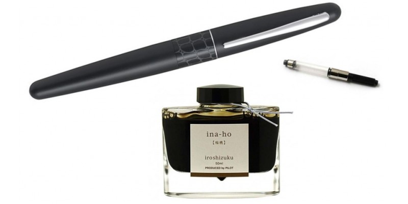 Pilot Animal con Converter e inchiostro Iroshizuku