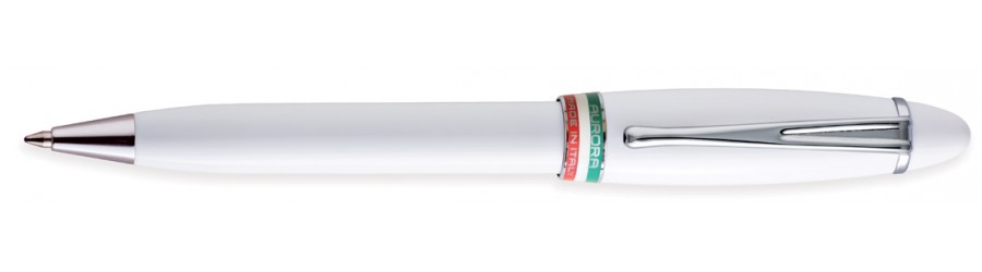Aurora Ipsilon Italia B37-W White - Ballpoint Pen - Penna Sfera