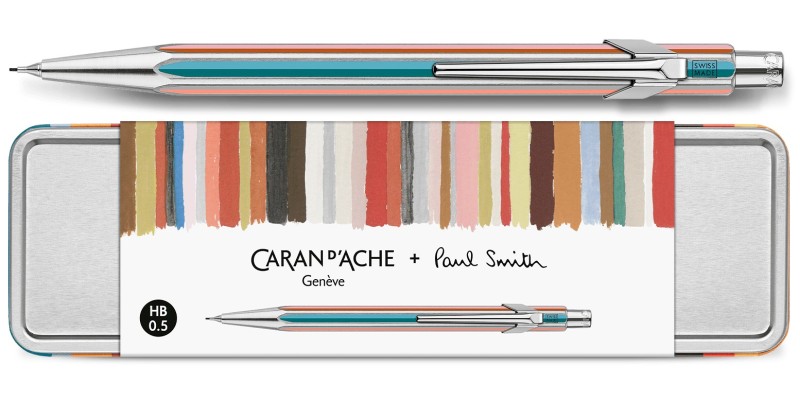 Caran d'Ache Paul Smith Grey Silver Pencil 0.5mm