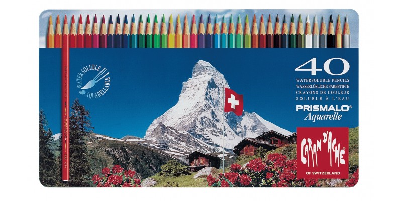 Crayons Caran d'Ache - 40 Colours