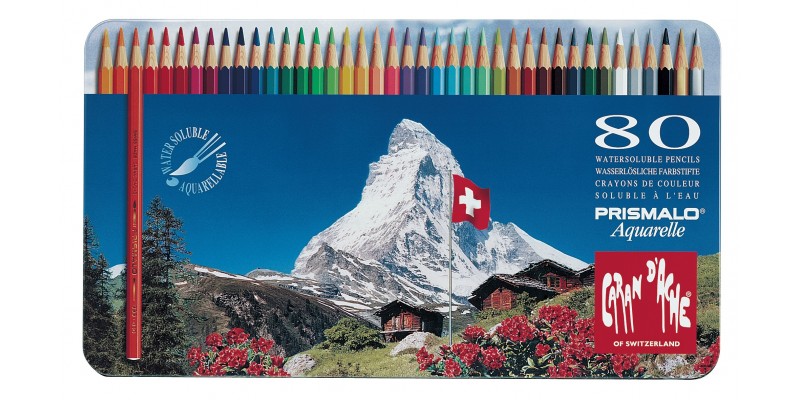 Crayons Caran d'Ache - 80 Colours