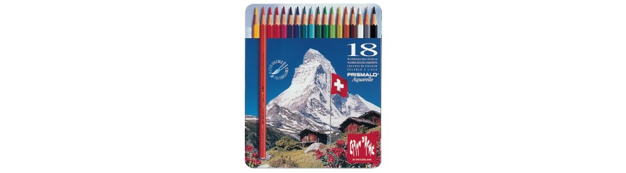Crayons Caran d'Ache - 18 Colours