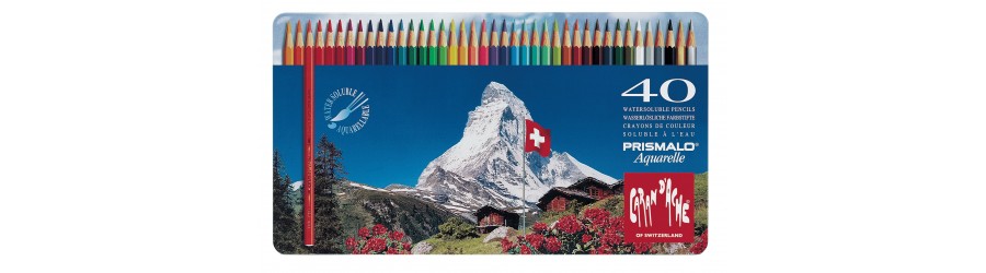 Crayons Caran d'Ache - 40 Colours