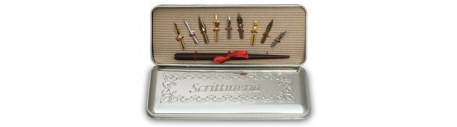 Cannuccia con 9 pennini intercambiabili