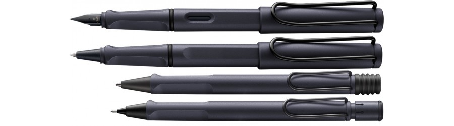 Lamy Safari Steel Black Set