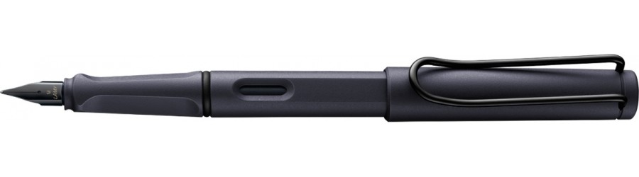 Lamy Safari Steel Black Fountain Pen