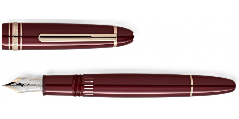 Montblanc Meisterstuck Burgundy Red LeGrand Stilografica