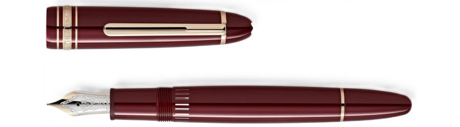 Montblanc Meisterstuck Burgundy Red LeGrand Stilografica