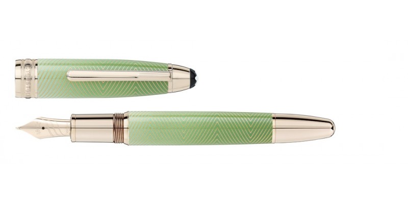 Montblanc Calligraphy Solitaire Celadon Degrade Stilografica