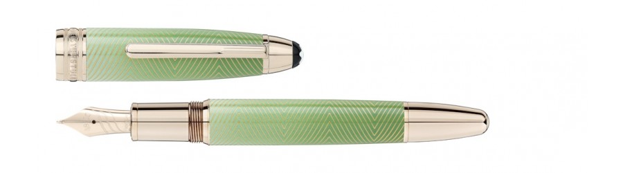 Montblanc Calligraphy Solitaire Celadon Degrade Stilografica