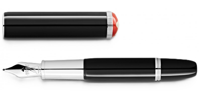 Montblanc Heritage Rouge Et Noir Baby Stilografica