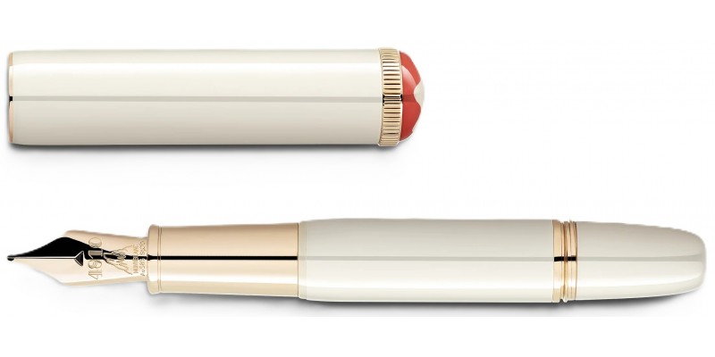 Montblanc Heritage Rouge Et Noir Baby Ivory Stilografica