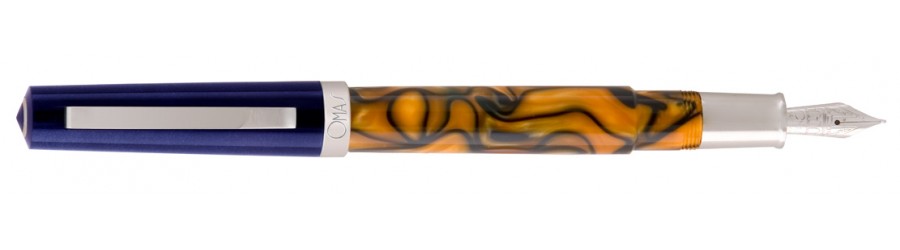 Omas Bologna Blue-Orange - Penna stilografica