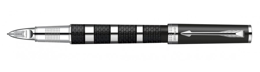 Parker Ingenuity - Gomma Black & Metal Large - Penna Stilografica