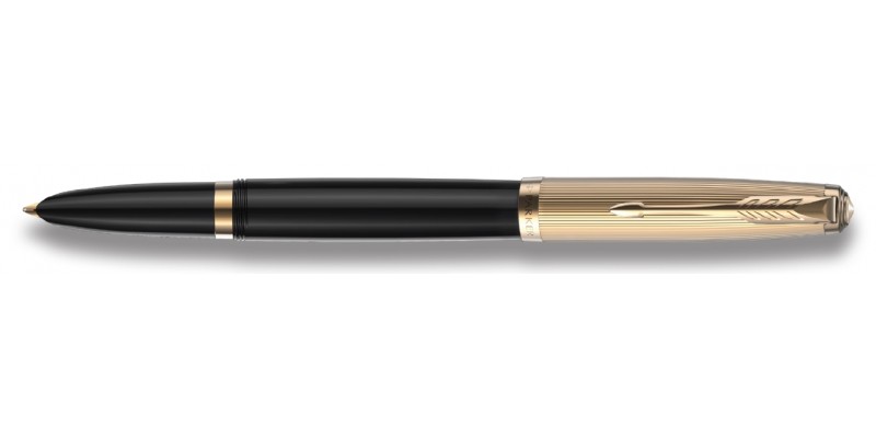 Parker 51 Stilografica Black GT 18kt