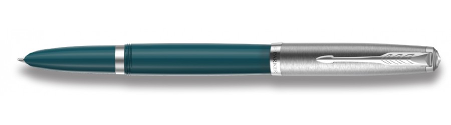 Parker 51 Stilografica Teal Blue CT