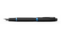 Parker IM Vibrant Ring Fountain Pen Marine Blue
