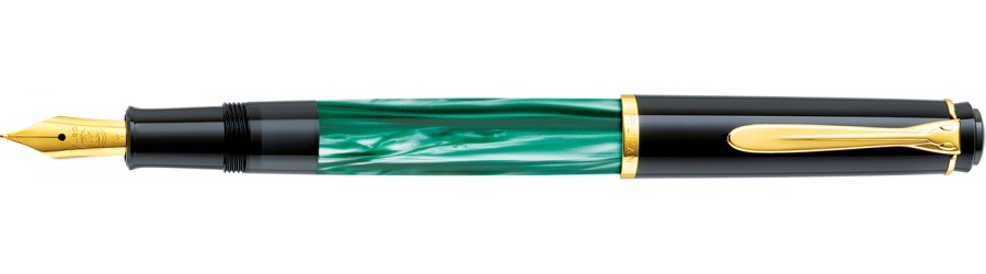 Pelikan M200 Green Marbled