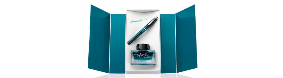 Pelikan 205 Aquamarine - Stilografica e Inchiostro 