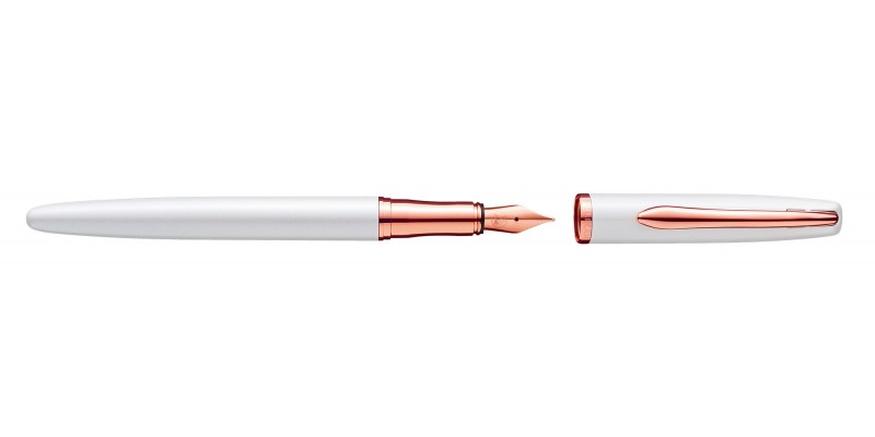 Pelikan Jazz Noble Elegance White Pink Gold - Stilografica