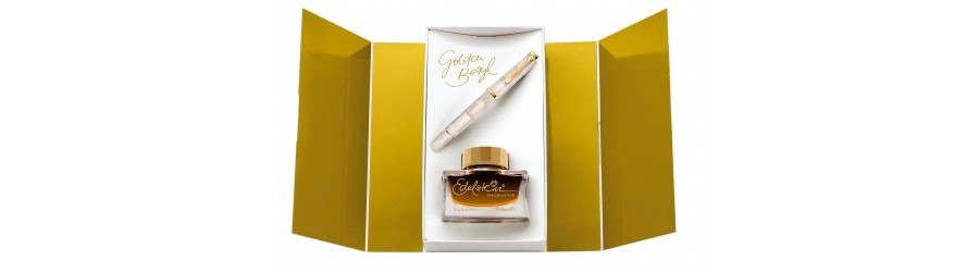 Pelikan M200 Golden Beryl con inchiostro 
