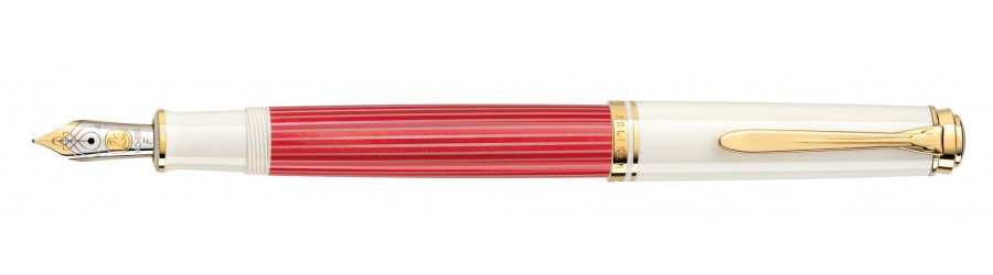 Pelikan M600 Red White Stilografica
