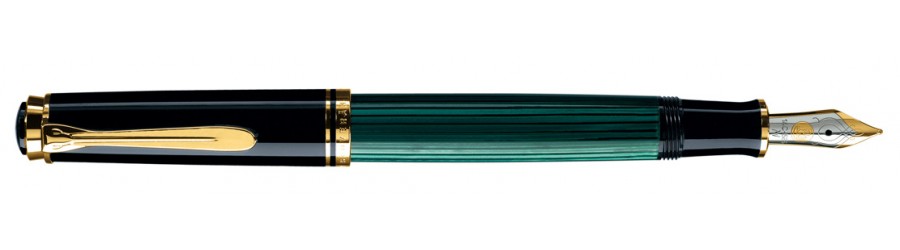 Pelikan Souveran M400 Green & Black - Penna Stilografica