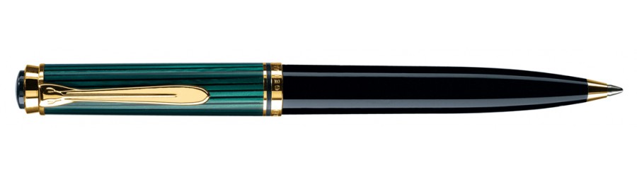 PELIKAN Souverän Serie 600 Green & Black - Penna Sfera