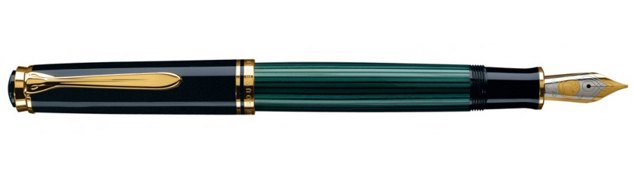 Pelikan Souveran M800 Green & Black - Penna Stilografica