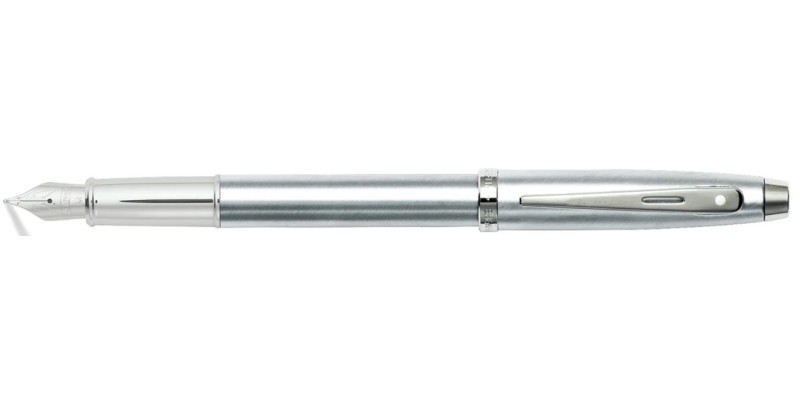 Sheaffer 100 Brushed Chrome Stilografica