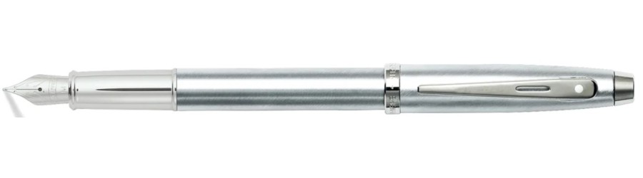 Sheaffer 100 Brushed Chrome Stilografica