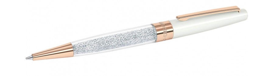Penna Swarovski Stardust - White Rose 