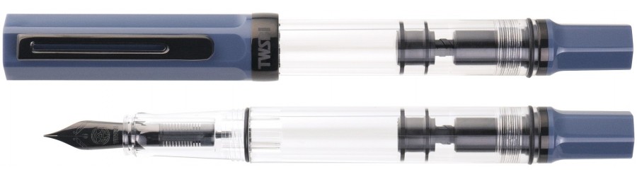 TWSBI ECO Slate Blue with Onyx Fountain Pen