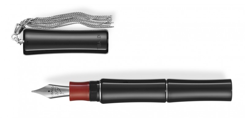 Tibaldi Bamboo Stilografica Nera