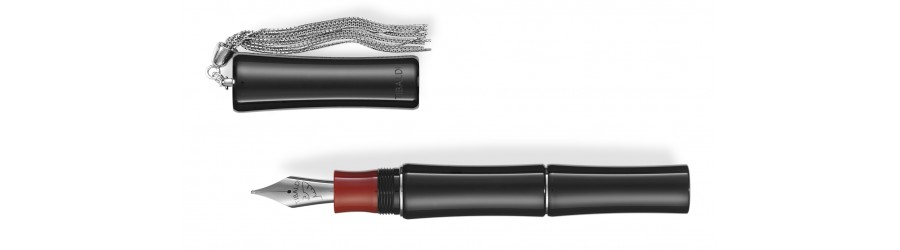 Tibaldi Bamboo Stilografica Nera