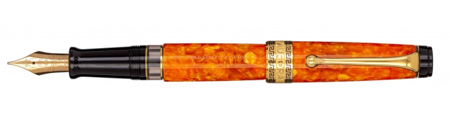Aurora Optima Orange Fountain Pen