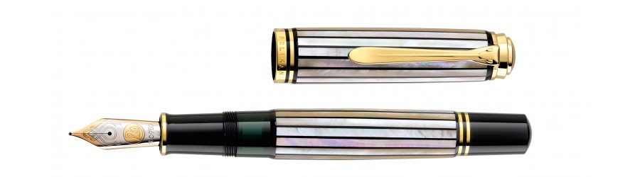 Pelikan M1000 Raden White Ray Stilografica